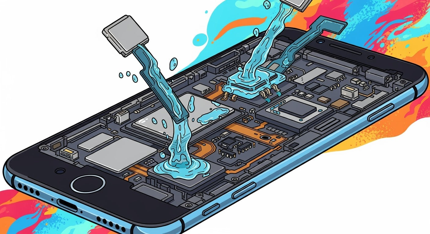 Stunning Water Damaged Smartphone Screen Repair Tools Uk image