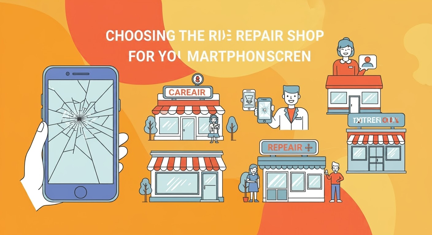 Image showcasing Choosing the Right Repair Shop for Your Smartphone Screen – Sydney CBD ...