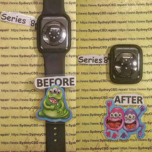 Can the back glass of an Apple Watch Series 8 45mm be replaced?