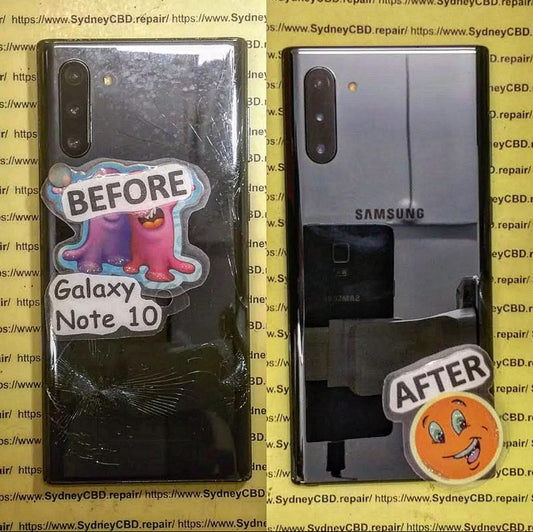 Can the back of a note 10 be replaced?