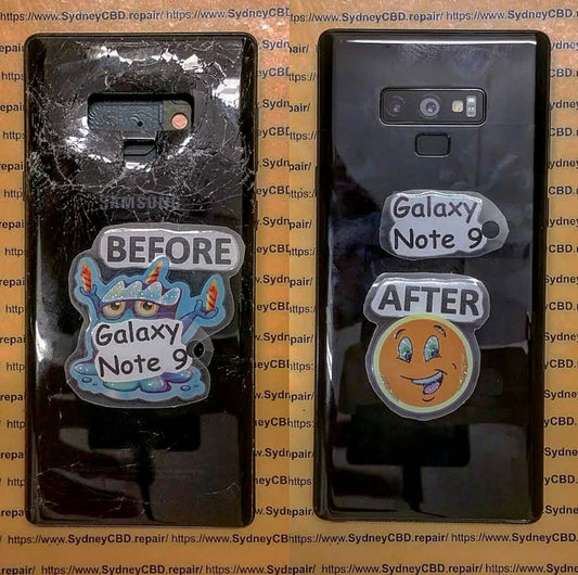 Does the note 9 have a glass back?
