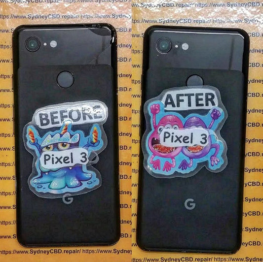 Can you take the back off of a Google Pixel 3?
