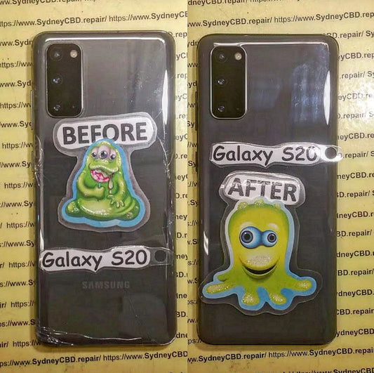 Can the back of a Samsung S20 be replaced?