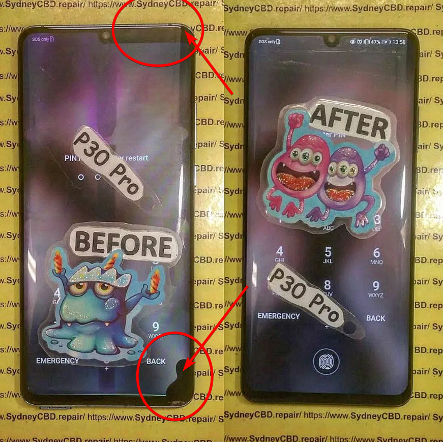 Huawei P30 Pro Screen Replacement