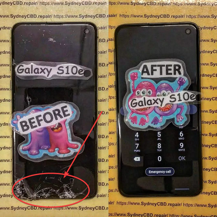 Samsung Galaxy S10e Screen Replacement