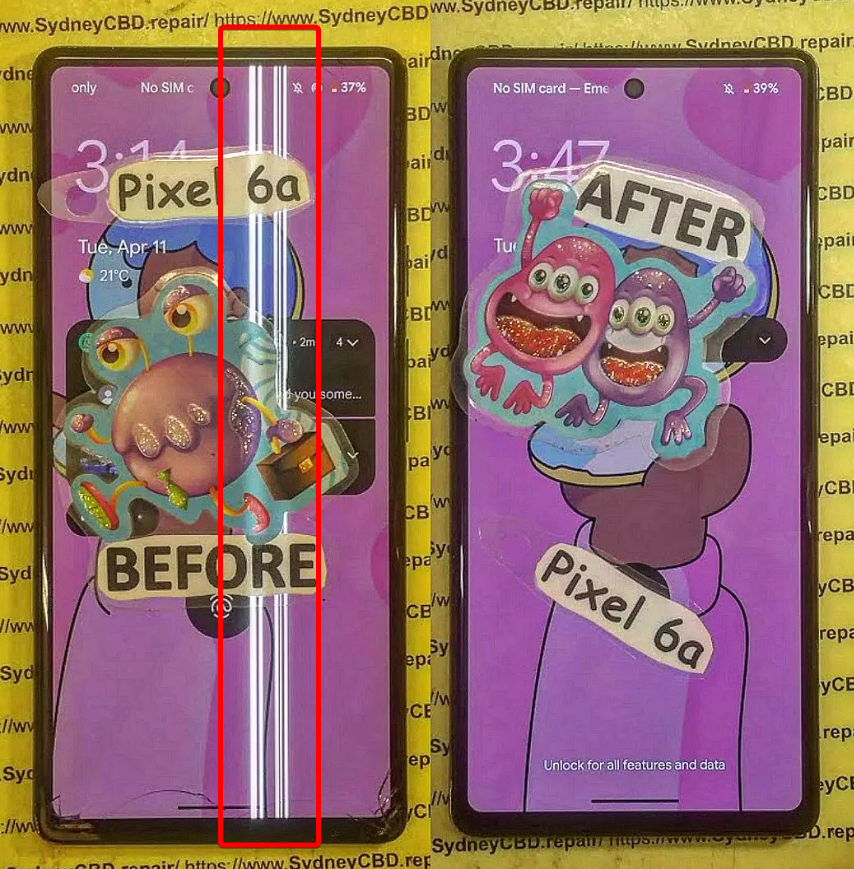 Google Pixel 6a Screen Replacement