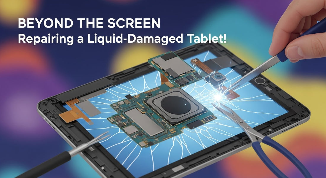 BEYOND THE SCREEN: Repairing a Liquid-Damaged Tablet!