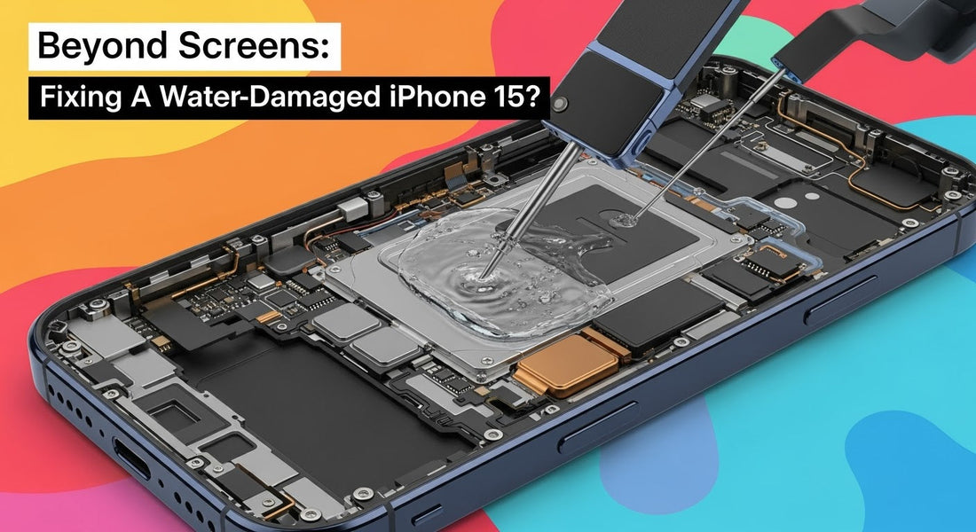 Beyond Screens: Fixing A Water-Damaged iPhone 15?