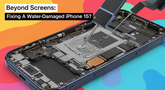 Beyond Screens: Fixing A Water-Damaged iPhone 15?