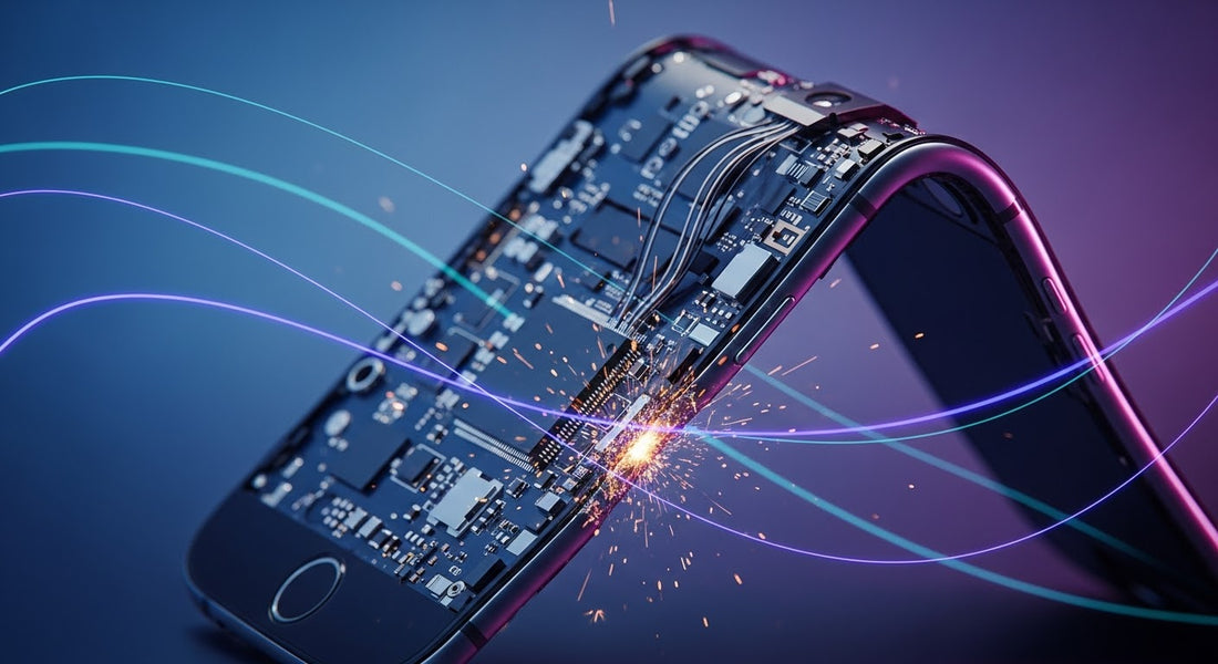 Beyond the Bend: Unseen Damage on a Foldable Phone