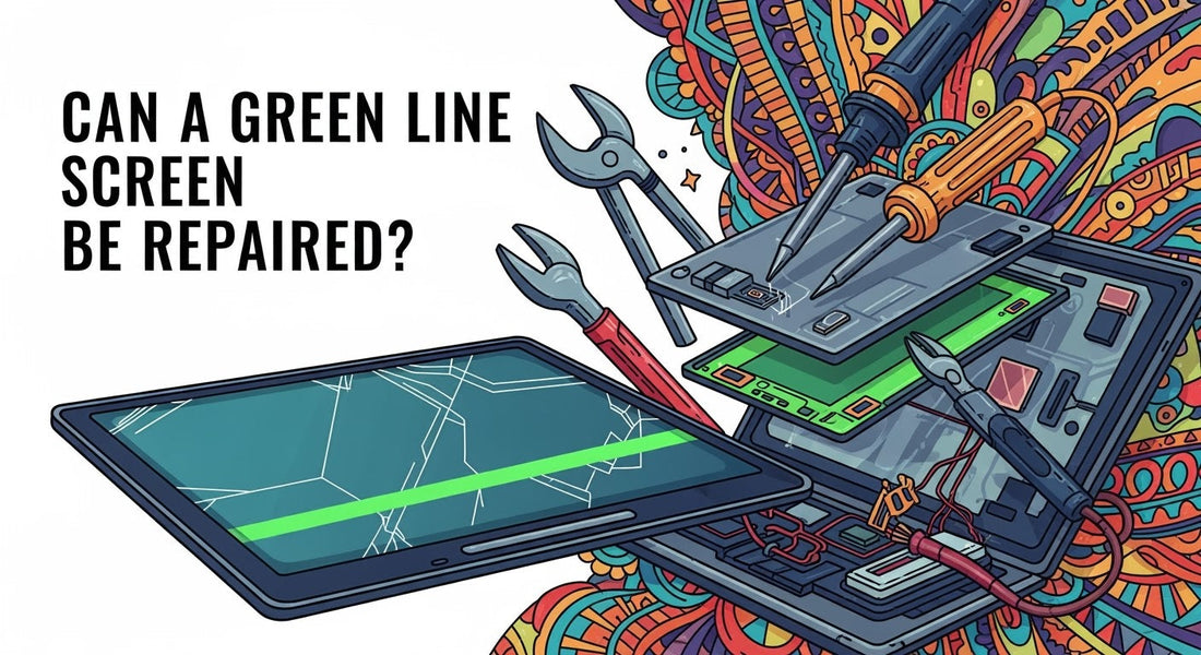 Can a Green Line Screen Be Repaired?
