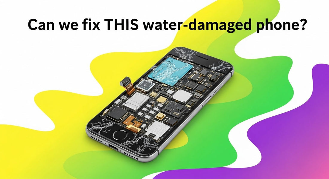 Can we fix THIS water-damaged phone?