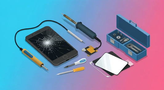 Can you repair a phone screen with a shattered glass?