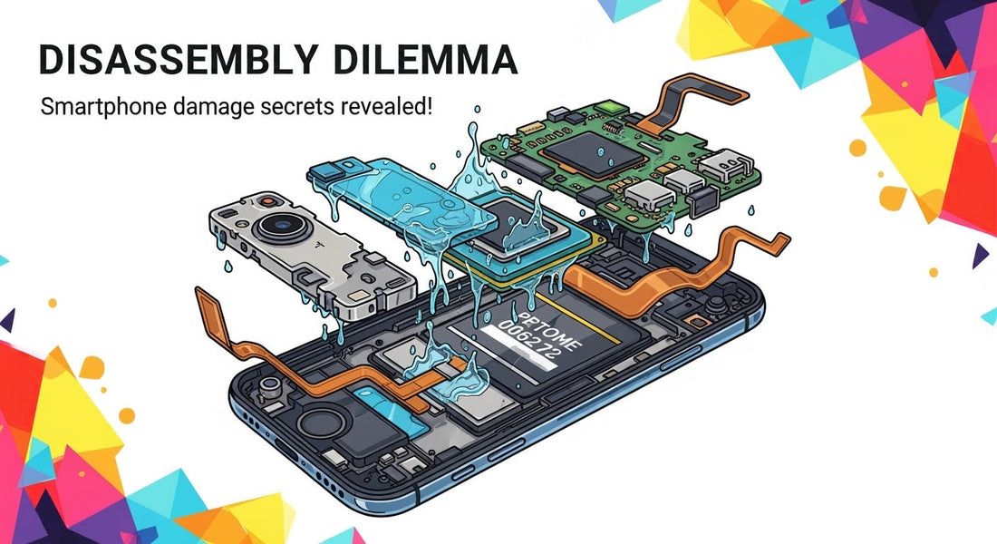 Disassembly Dilemma: Smartphone water damage secrets revealed!