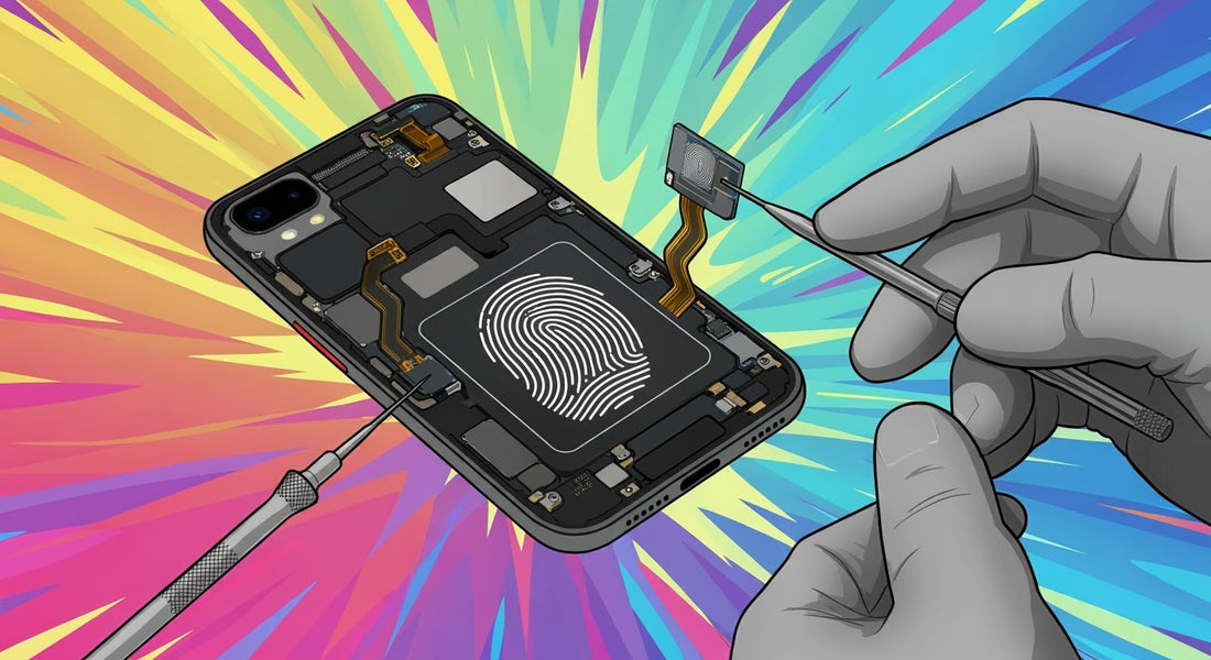 Fingerprint sensor repair on the Pixel 8