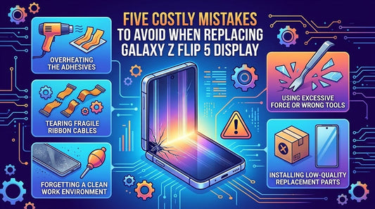 Five Costly Mistakes To Avoid When Replacing Galaxy Z Flip 5 Display