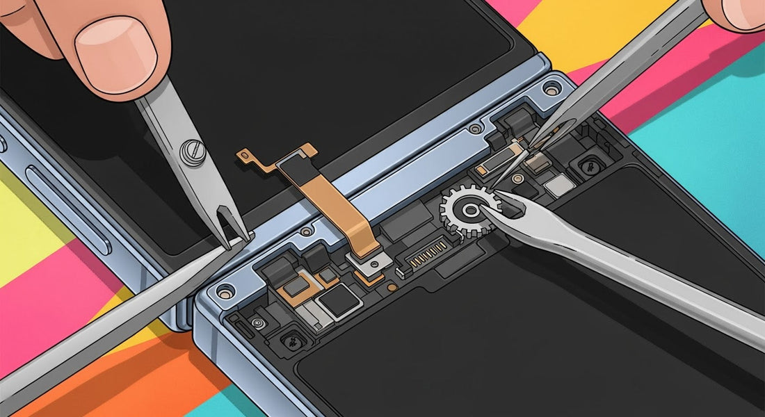 Fixing a Z Flip 5's failing hinge