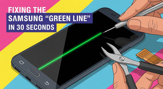 Fixing the Samsung "Green Line" in 30 Seconds