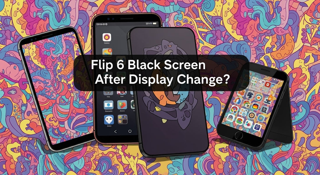 Flip 6 Black Screen After Display Change?