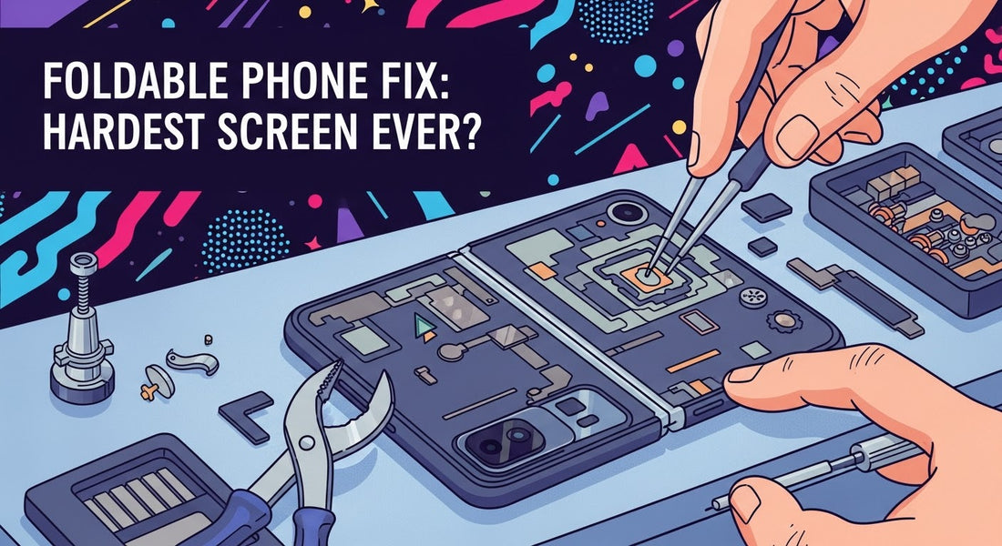 Foldable Phone Fix: Hardest Screen Ever?