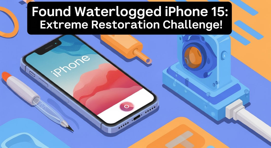 Found Waterlogged iPhone 15: Extreme Restoration Challenge!