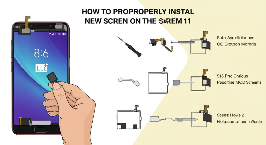 How To Properly Install A New LCD Screen On The OnePlus 11