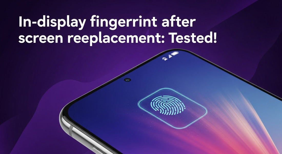 In-display fingerprint after screen replacement: Tested!