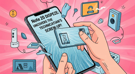 Note 20 Display Freeze: Uncovering the Technician's Screw-Up!