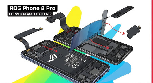 ROG Phone 8 Pro Screen Replacement: Curved Challenge