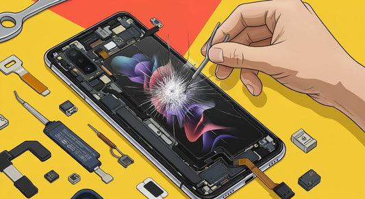 Repairing a Cracked Screen on the New Samsung Galaxy Z Fold 5