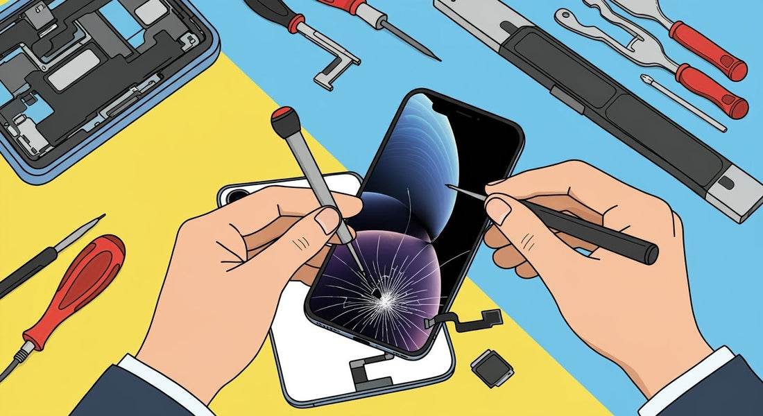 Repairing a Cracked iPhone 15 Pro Max Screen
