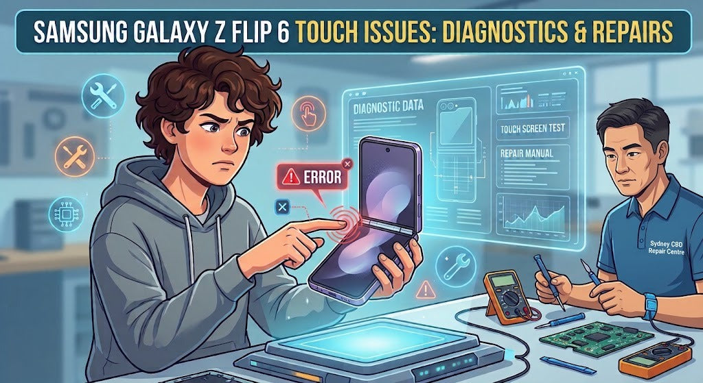 Samsung Galaxy Z Flip 6 Touch Issues: Diagnostics and Repairs