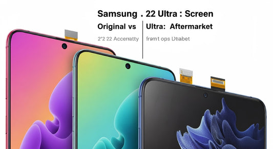 Samsung S22 Ultra Screen Comparison: Original vs. Aftermarket