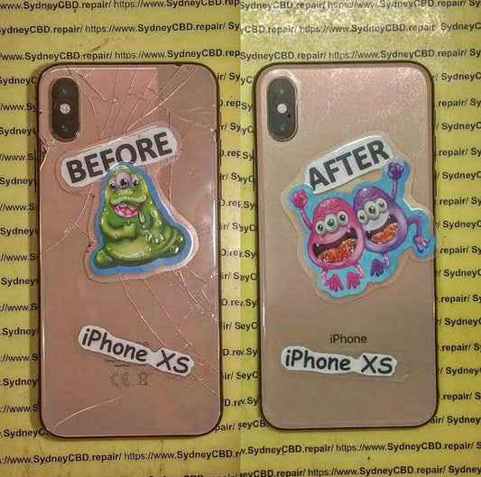 Can the back of an iPhone XS be fixed?
