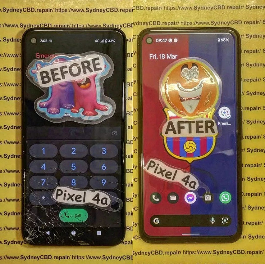 Can a Google pixel 4a screen be repaired?
