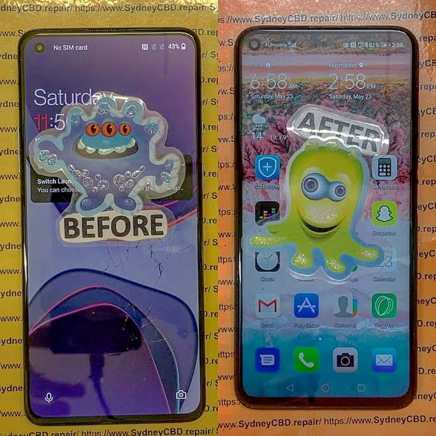 Who makes the screen for OnePlus 8T?