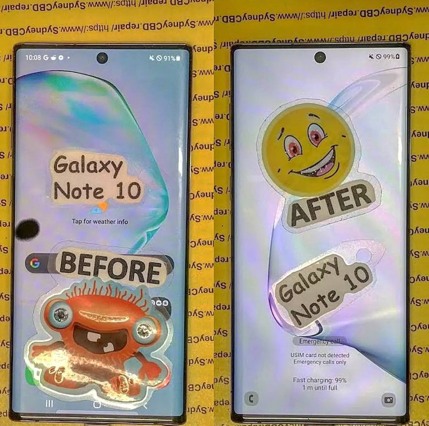 Can a Galaxy Note 10 screen be replaced?