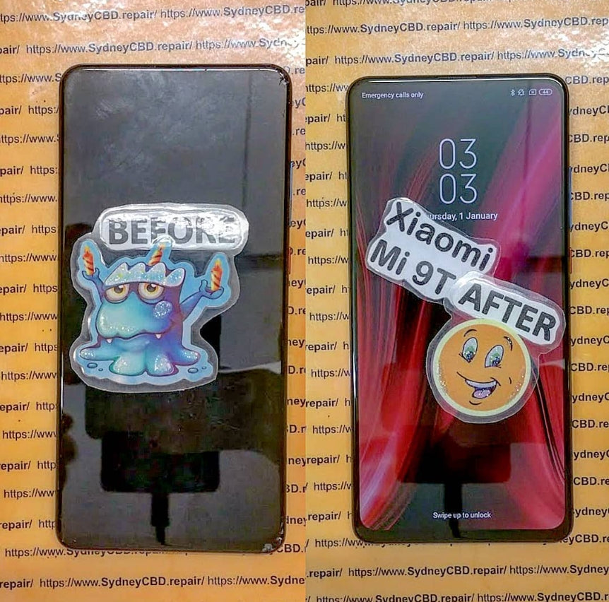 Who is the manufacturer of Mi 9T display?