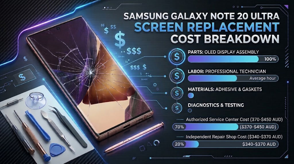 The Pricing Revealed: Samsung Galaxy Note 20 Ultra Screen Replacement Costs Breakdown