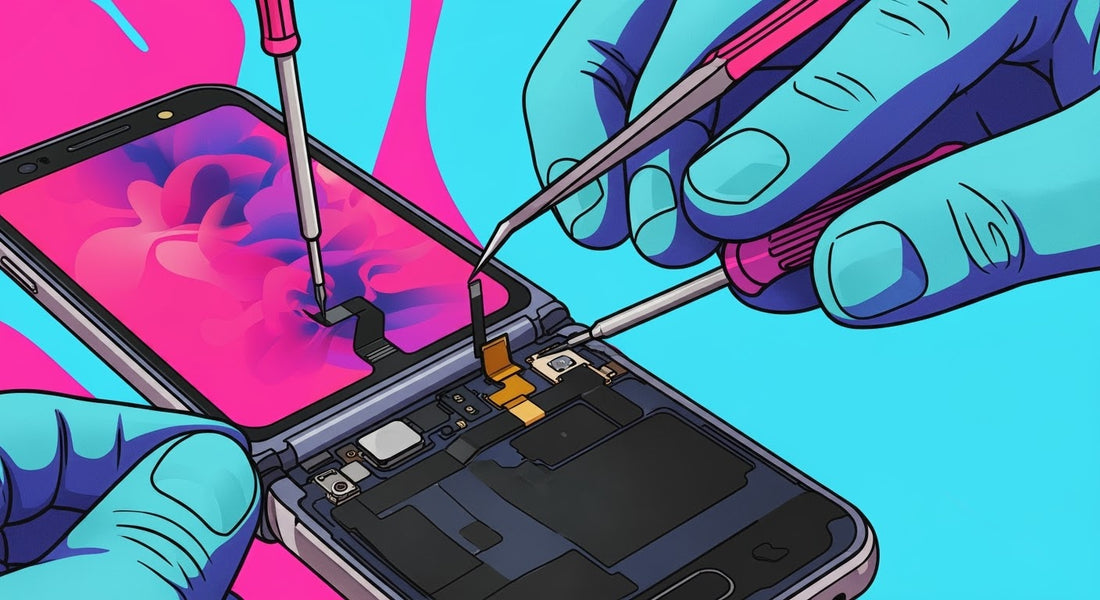 The hardest phone screen repair: The Samsung Galaxy Z Flip 5
