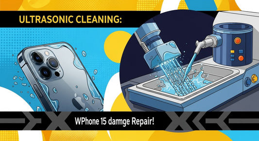ULTRASONIC CLEANING: iPhone 15 Pro Max water damage repair!