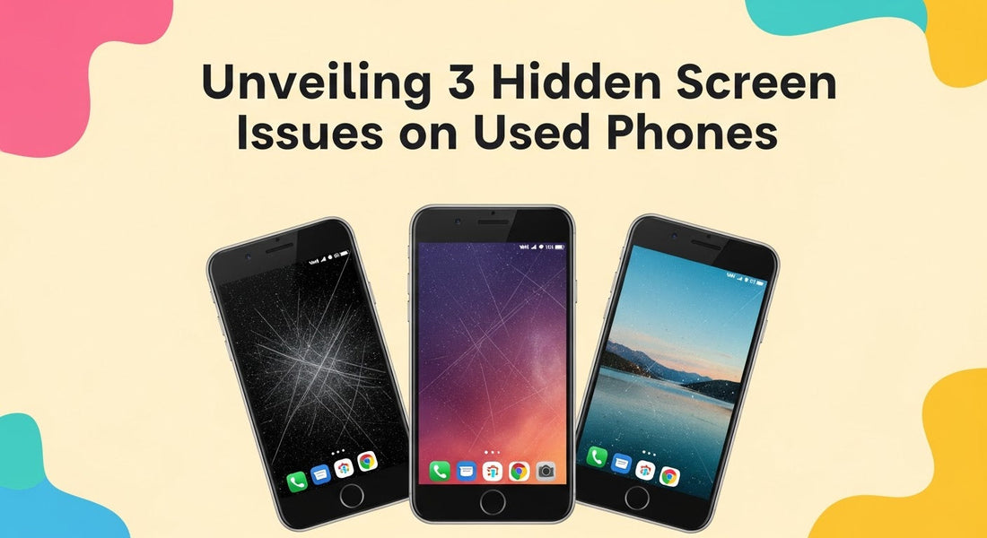 Unveiling 3 Hidden Screen Issues on Used Phones