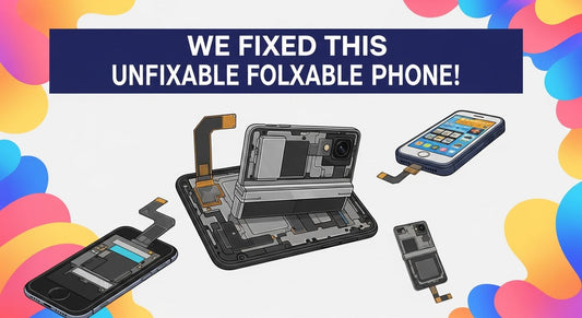 WE FIXED THIS UNFIXABLE FOLDABLE PHONE!