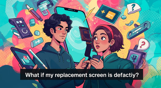 What if my replacement screen is defective?