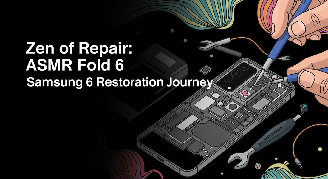 Zen of Repair: ASMR Samsung Fold 6 Restoration Journey