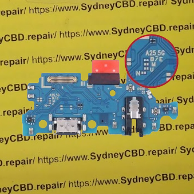 Can the charging port be replaced on Samsung A25 5G?