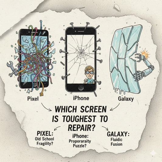 Pixel vs. iPhone vs. Galaxy: Which Screen is Toughest to Repair?