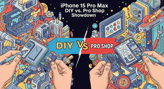 iPhone 15 Pro Max Screen Fix: DIY vs. Pro Shop Showdown