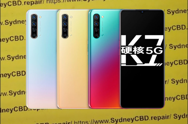 What is the screen size of oppo K7 5g?