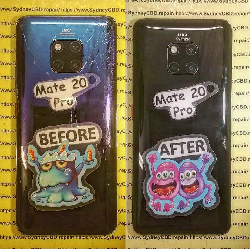 Does the back come off a Huawei Mate 20 Pro phone?